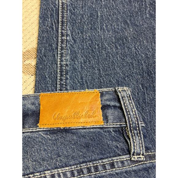 Unpublished Jeans GEORGIA Mid Rise Straight Blue Jeans, MSRP $115, size 26 - Picture 5 of 13